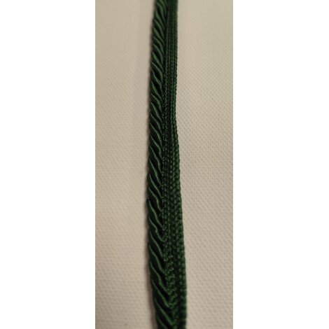 Paspelkordel Paspelband Kordel Band tannengrün Breite 15 mm, Meterware