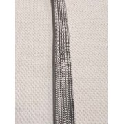 Paspelkordel Paspelband Kordel Band silber grau Breite 11...