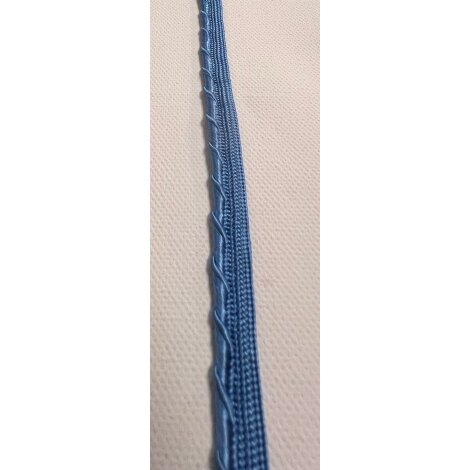 Paspelkordel Paspelband Kordel Band hellblau Breite 8 mm, Meterware