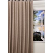 Landhaus Dekostoff Vorhang uni beige natur blickdicht,...