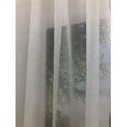 Stores Gardine Vorhang Stoff weiß einfarbig transparent, Reststück 1,9 m