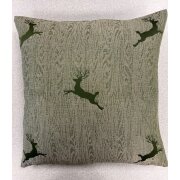 Landhaus Kissenhülle Kissen Bezug springender Hirsch...
