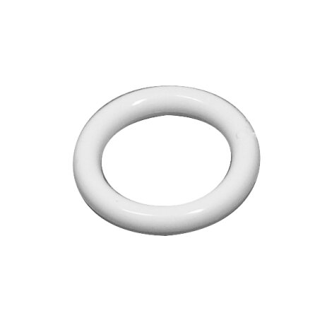 Beinringe wei&szlig; Ringe f&uuml;r Raffhalter Raffhalterringe 11/16 mm, 10 St&uuml;ck