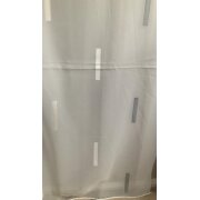 Stores Gardine Stoff Vorhang Streifen grau beige...