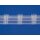 Faltenband Gardinenband Reihband breit wei&szlig; transparent 3 Falten-Verbrauch 2,5