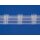 Faltenband Gardinenband Reihband breit weiß transparent 3 Falten-Verbrauch 2,5