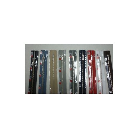 OPTI Marken-Reißverschluss 8053 Metall 10 -20 cm, viele Farben, NEU 20 cm 0750 dunkelrot