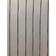 Stores Gardine Stoff Streifen creme vanille rot...