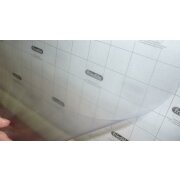 Klarsichtfolie Tischdecke Tischbelag transparent 0,02 mm 155 cm breit, Meterware