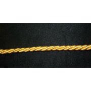 Kordel Schnur Flechtkordel 6 mm gelb, Restst&uuml;ck 3,7 m