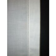 Pannaux Stoff Vorhang Landhaus Scheibengardine natur B 40 cm, Meterware