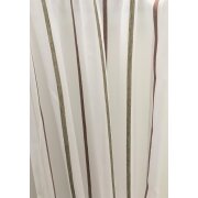 Stores Gardine Stoff Streifen natur rot beige...