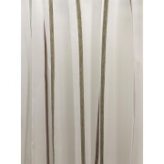 Stores Gardine Stoff Streifen natur rot beige...
