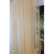 Dekostoff Gardine Organza einfarbig mandarine transparent, Reststück 7,6 m