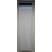Musterfenster Vorhang Gardine 3 Fl&auml;chen wei&szlig; creme braun lila grau, fertig gen&auml;ht