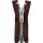 Reißverschluss Metall silber oder brüniert 30-80 cm teilbar Farbe dunkelbraun OPTI PRYM 55 cm