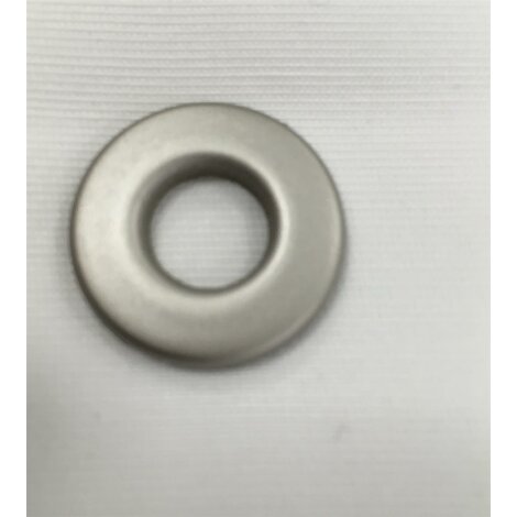 &Ouml;sen Stoff&ouml;sen &Ouml;senringe Kunststoff&ouml;sen f&uuml;r &Ouml;senschal rund d 14 mm edelstahl matt, St&uuml;ckpreis