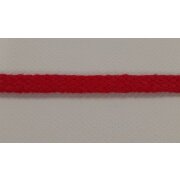 Kordel Schnur Flechtkordel Flachkordel rot, Meterware
