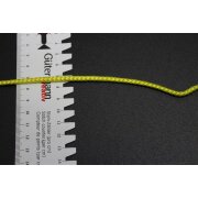 Kordel Schnur Flechtkordel Baumwolle 4 mm gelb neon, Meterware