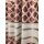 Dekostoff Gardine Streifen natur beige rose grau teiltransp.,Restst&uuml;ck 11,3 m