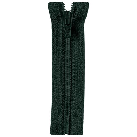 OPTI Marken-Reißverschluss 4801 tannengrün Kunststoff, nicht teilbar 15 cm
