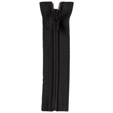 OPTI Marken-Reißverschluss 4801 schwarz Kunststoff, nicht teilbar 22 cm