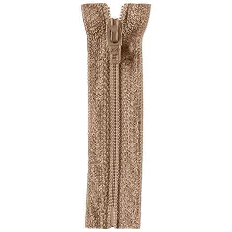 OPTI Marken-Reißverschluss 4801 beige Kunststoff, nicht teilbar 18 cm