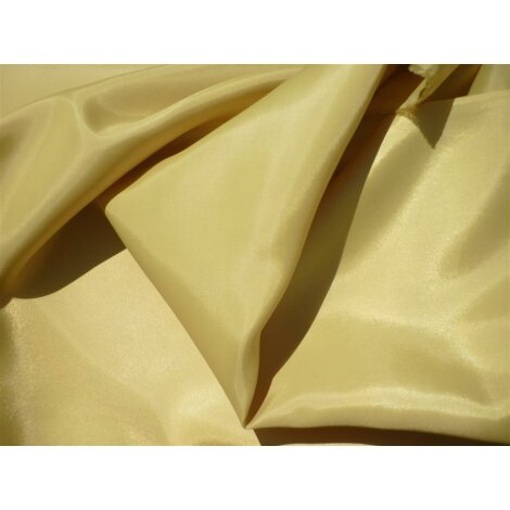 Stoff Futterstoff Polyacetat Bastelstoff einfarbig hellgr&uuml;n, Restst&uuml;ck 10,8 m