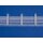 Faltenband Gardinenband Reihband 1er-Falte breit wei&szlig; transparent, Meterware 2,5