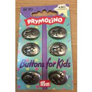 Kn&ouml;pfe Prymolino Kinder Metall Sortimentspackung...