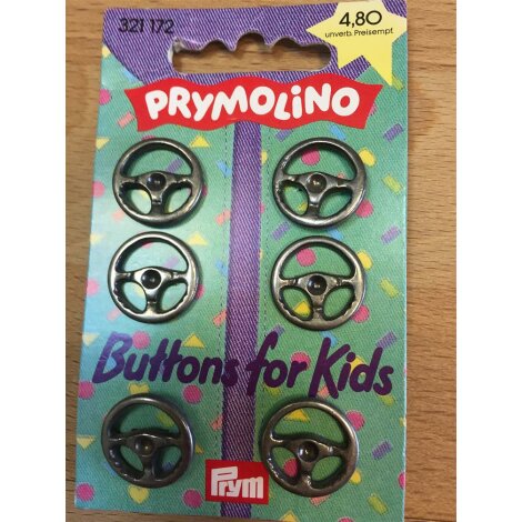 Kn&ouml;pfe Prymolino Kinder Metall Sortimentspackung 321172 N&auml;hzubeh&ouml;r Kurzwaren PRYM