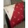 Landhaus Kissenh&uuml;lle Kissen Bezug springender Hirsch rot beige, Gr&ouml;&szlig;e nach Wahl