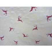 Landhaus Kissenhülle Kissen Bezug springender Hirsch...