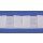Gardinenband Flauschr&uuml;cken Flachfalte Gloriette 50 mm 1:2,5 wei&szlig;, Meterware