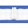 Gardinenband Faltenband Minifalte Falte an Falte variabel 50 mm wei&szlig;, Meterware