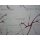 Deko Stoff Gardine Vorhang Landhaus Vintage Schrift natur beige rot, Meterware
