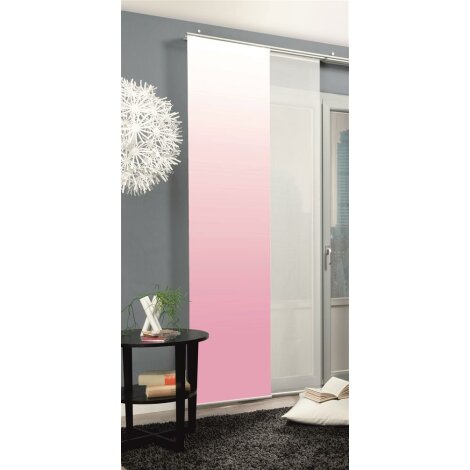 SCHIEBEVORHANG DEKOSTOFF DIGITALDRUCK MADRID ROSE 245 X 60 CM