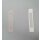 Stores Gardine Stoff Vorhang Streifen rohwei&szlig; beige silber transparent Meterware