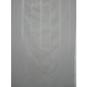 Stores Gardine Stoff Vorhang Streifen wei&szlig; silber transp., Restst&uuml;ck 1,3 m