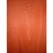 Dekostoff Gardine Vorhang Voile uni lachs orange transparent, Restst&uuml;ck 5,7 m