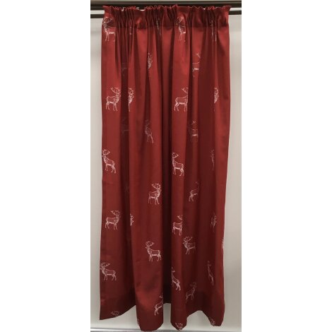 Schal mit Gardinenband (Schiene)